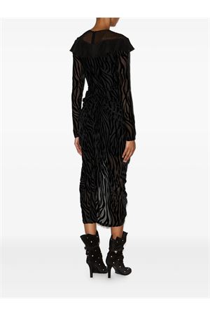 Abito asimmetrico nero ISABEL MARANT | RO0897FBC4J24I01BK